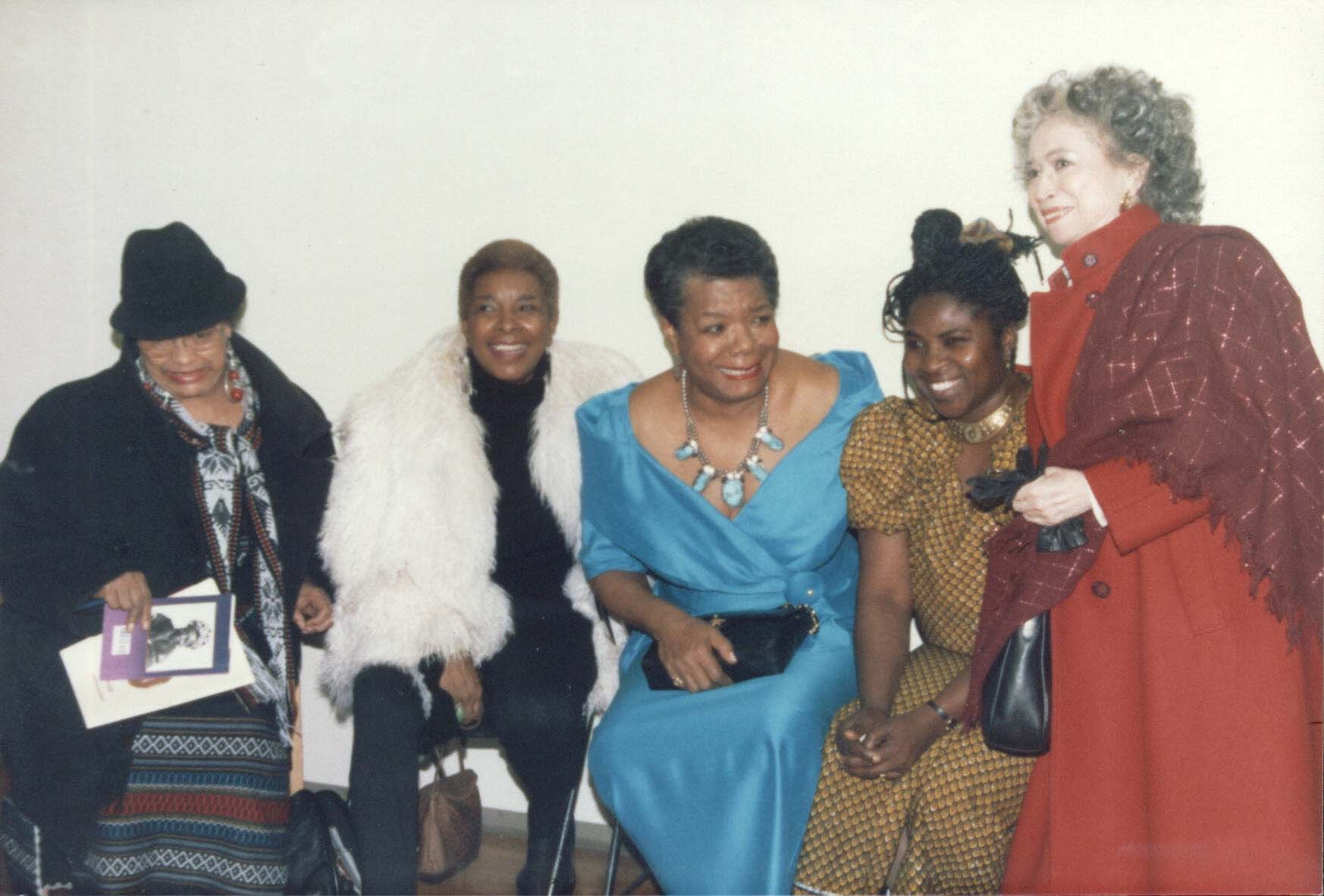 Tess Onwueme being adorned in India, 2007.